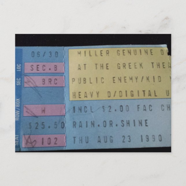 Old Concert 1 - educatedbrainfart Postcard (Front)