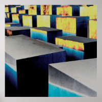 old concrete cubes