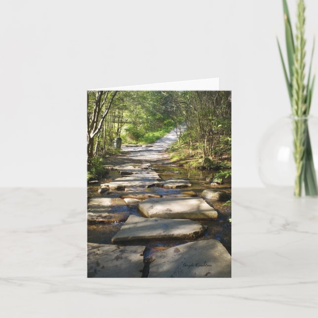 Old Copper Road Copperhill Tennessee Ocoee River Card (Front)