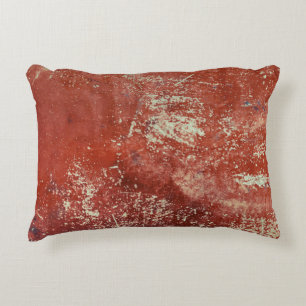 Old Copper: Vivid Metal Texture. Accent Pillow