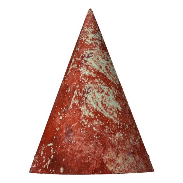 Old Copper: Vivid Metal Texture. Party Hat (Front)