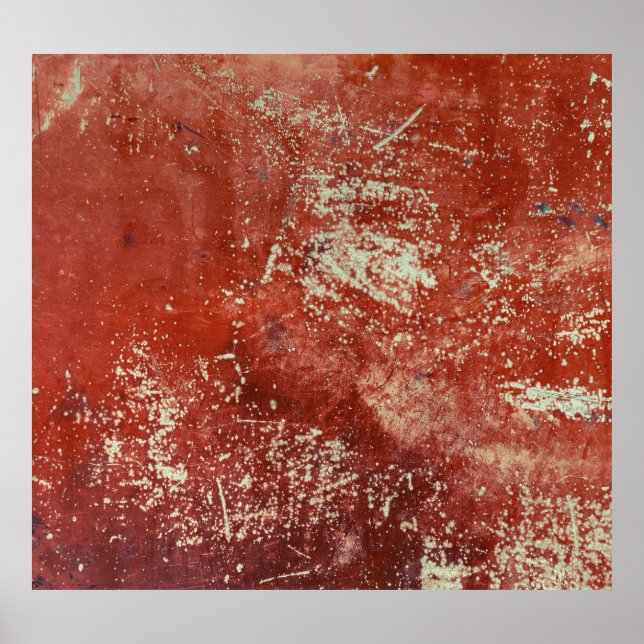 Old Copper: Vivid Metal Texture. Poster (Front)