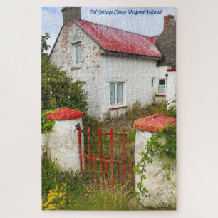 Old Cottage  Carne  Wexford Ireland. Jigsaw Puzzle