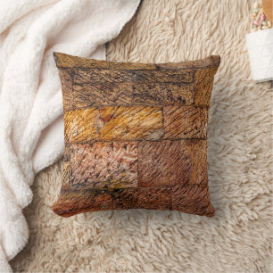 Old Coulterville Bricks Throw Pillow
