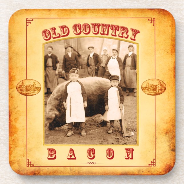 Old Country Bacon Coaster (Front)