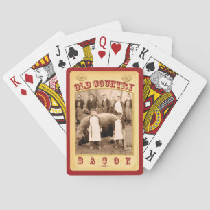 Old Country Bacon-Playing Cards