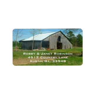 Old Country Barn Address Stickers