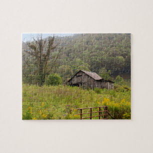 Old Country Barn Photo Jigsaw Puzzle