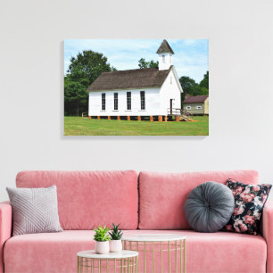 Old Country Church Canvas Print