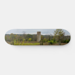 Old Country Silo Landscape Skateboard