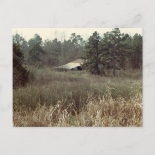 Old Coushatta Barn Postcard