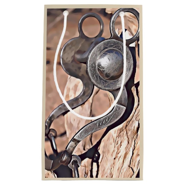 Old Cowboy Bit Gift Bag (Front)