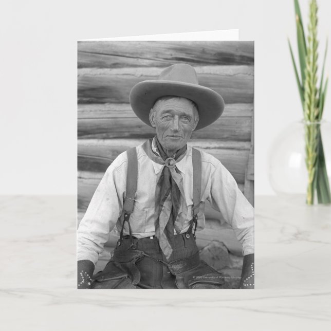 Old cowboy card (Front)
