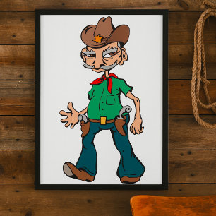Old Cowboy Poster