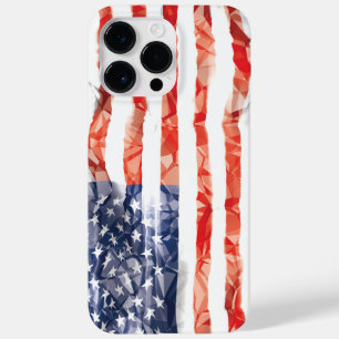 Old Creased American Flag Case-Mate iPhone 14 Pro Max Case