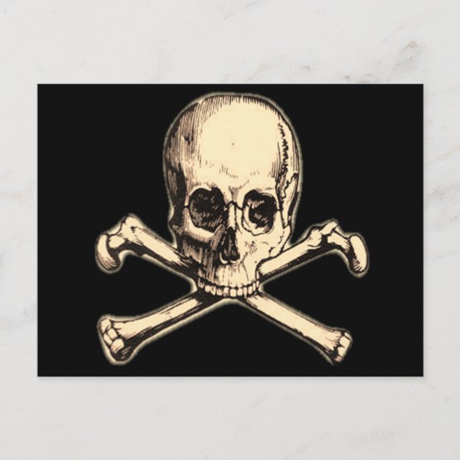 Old Cross Bones Postcard (Front)