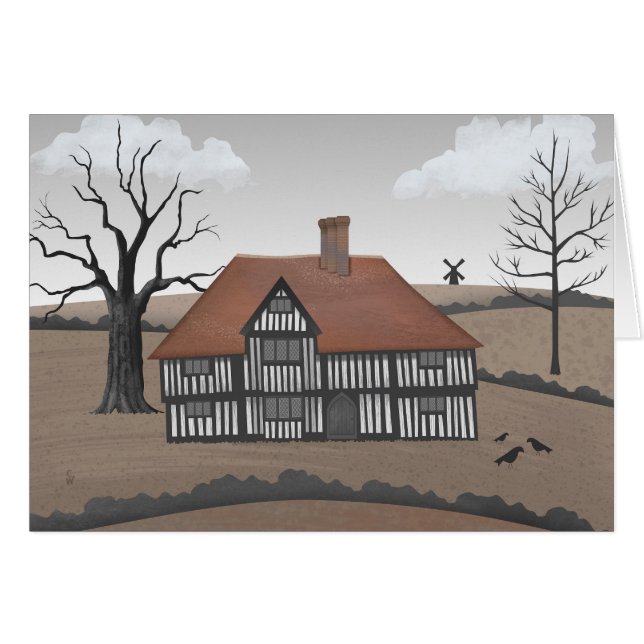 Old Crow Manor Card (Devant Horizontal)