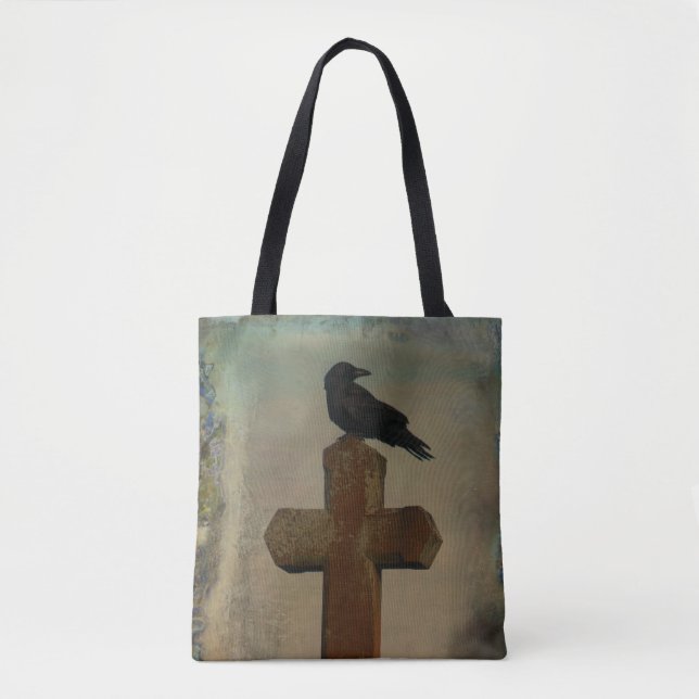 Old Crow ON Old Cross Tote Bag (Front)