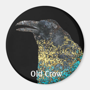 Old Crow Talking Canyons, New Mexico Magnet