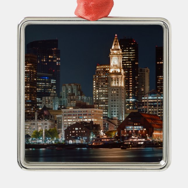 Old Custom House Metal Ornament (Front)