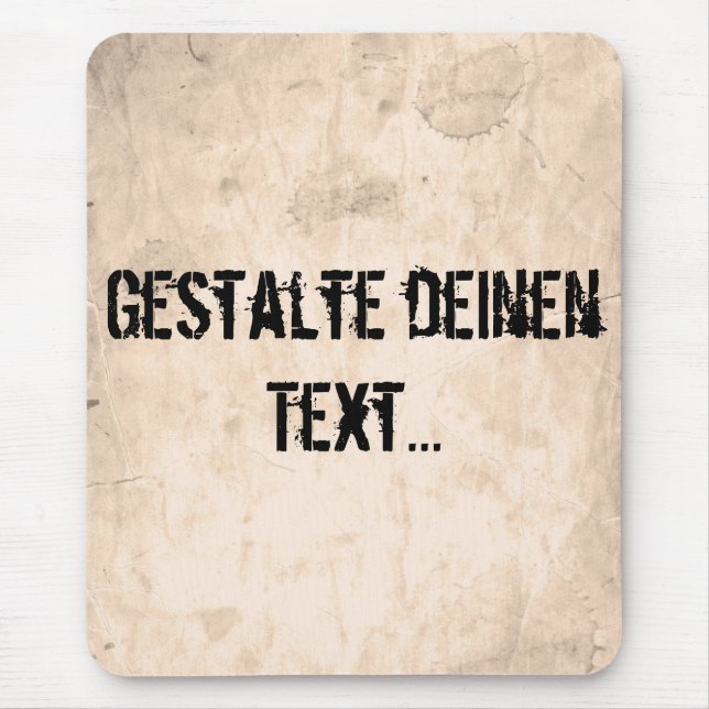 Old Dirty Background Mouse Pad (Front)