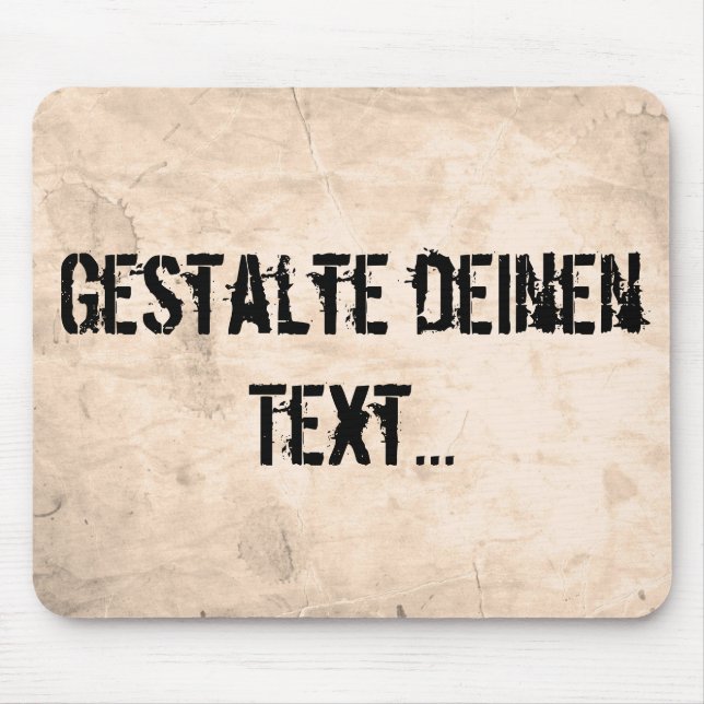 Old Dirty Background Mouse Pad (Front)