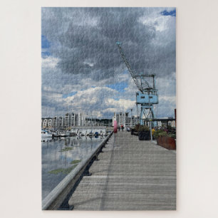 Old Dockside Crane  Jigsaw Puzzle