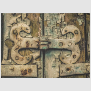 Old Door Hinge Vintage Decoupage 20x30 Tissue Paper