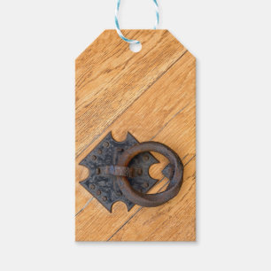 Old door knocker gift tags