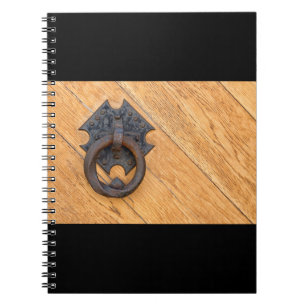 Old door knocker notebook