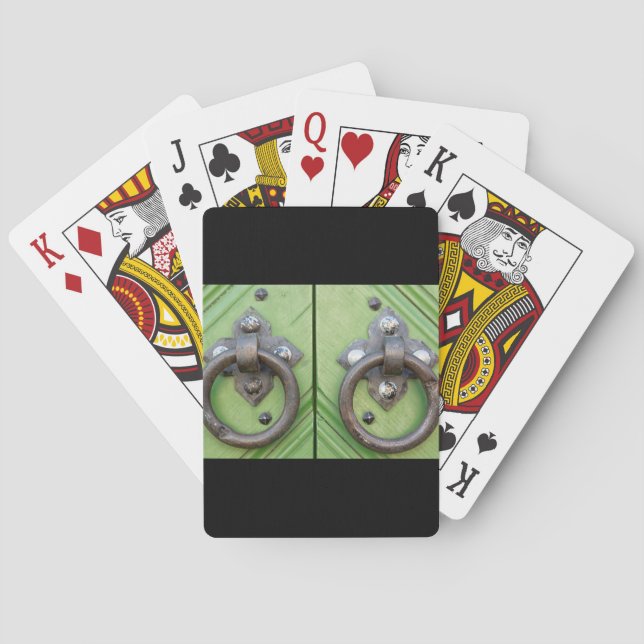 Old door playing cards (Back)