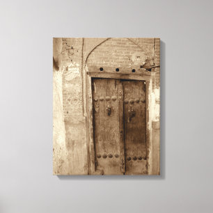 Old  Door  Wrapped Canvas
