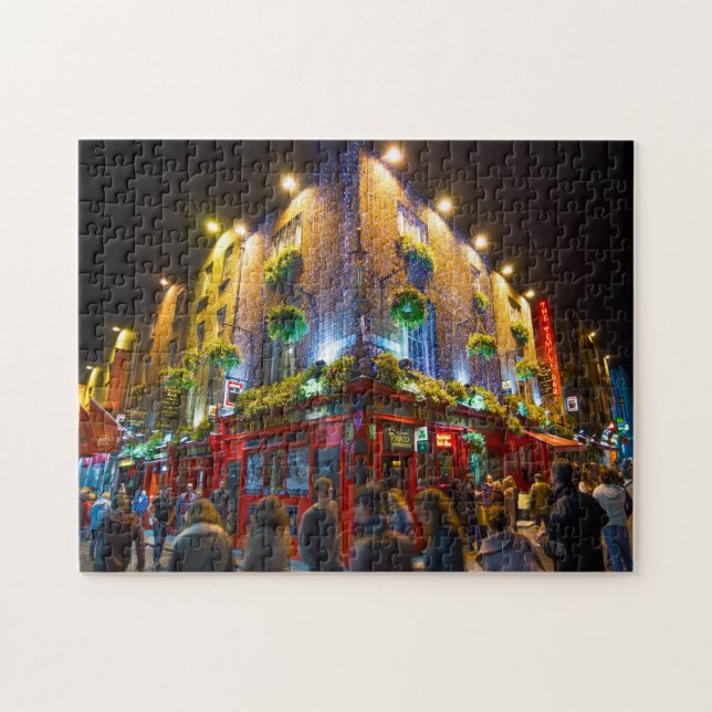 Old Dublin Pubs. Ireland Jigsaw Puzzle (Horizontal)