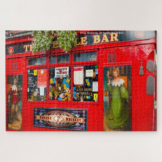 Old Dublin Pubs. Puzzle d'Irlande (Horizontal)