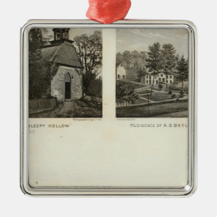 Old Dutch Church, residences Metal Ornament