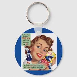 Old Dutch Cleanser lady Keychain