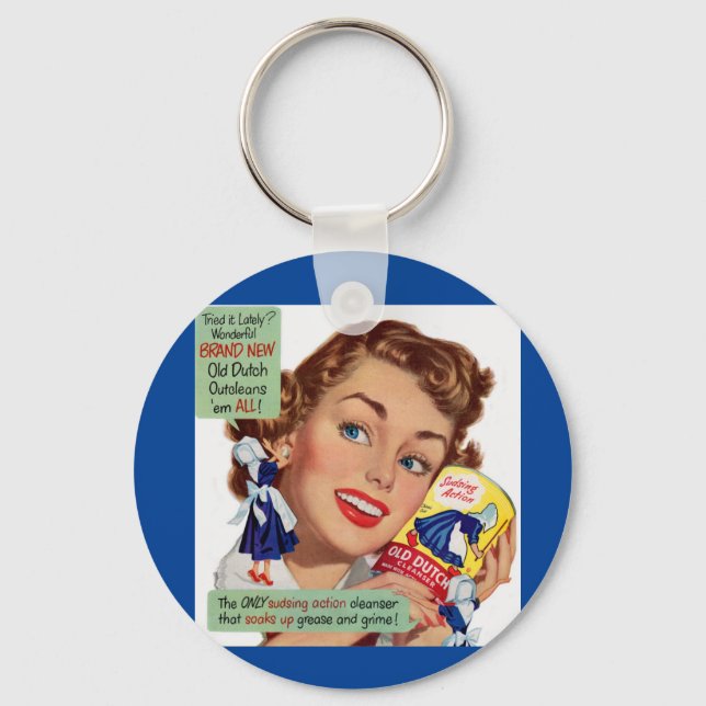 Old Dutch Cleanser lady Keychain (Front)