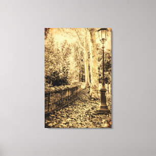 OLD EFFECT PHOTO on landscape on  canvas print