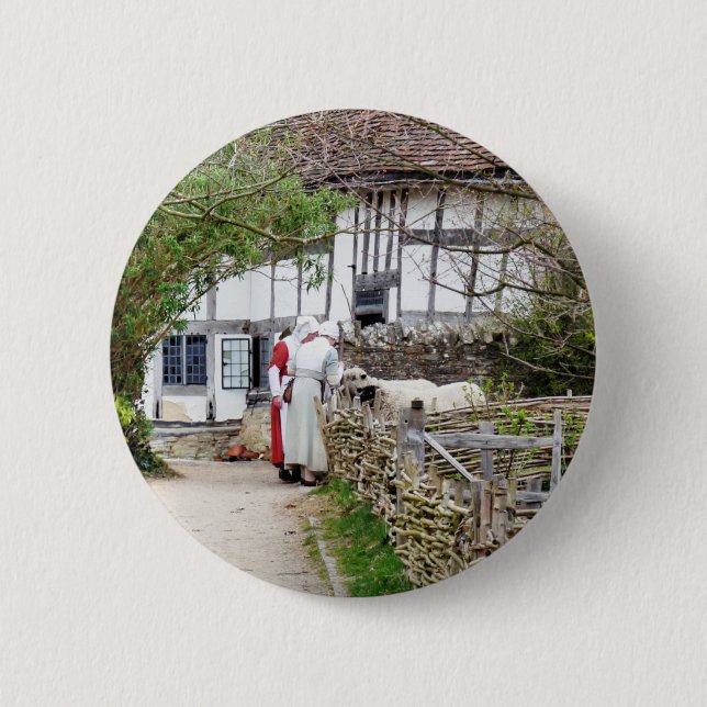 OLD ENGLAND 2 INCH ROUND BUTTON (Front)