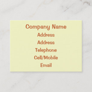 OLD ENGLAND BUSINESS CARD