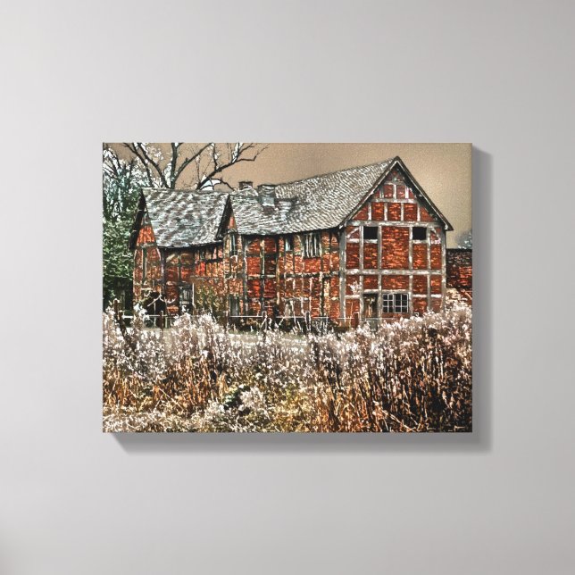 OLD ENGLAND CANVAS PRINT (Front)
