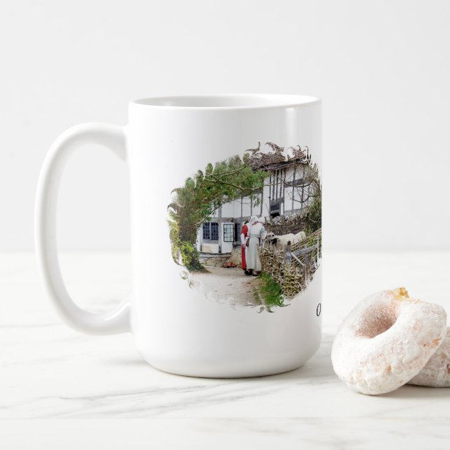 OLD ENGLAND COFFEE MUG (With Donut)