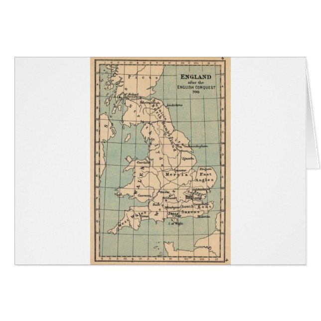 Old England Map (Front Horizontal)