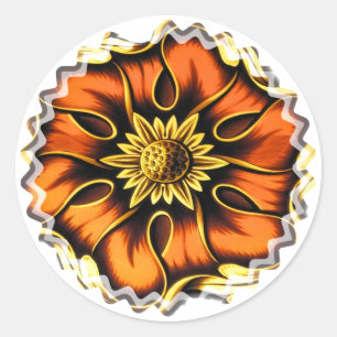 OLD ENGLAND STAINED GLASS CLASSIC ROUND STICKER