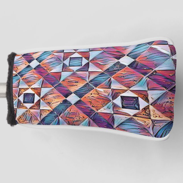 OLD ENGLAND TILED FLOOR GOLF HEAD COVER (Front)