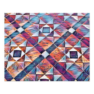 OLD ENGLAND TILED FLOOR PHOTO PRINT