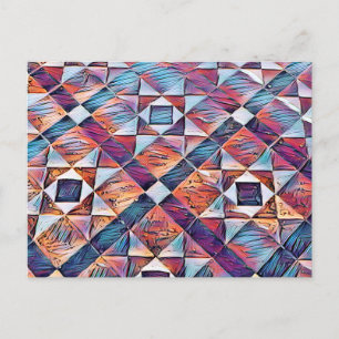 OLD ENGLAND TILED FLOOR POSTCARD