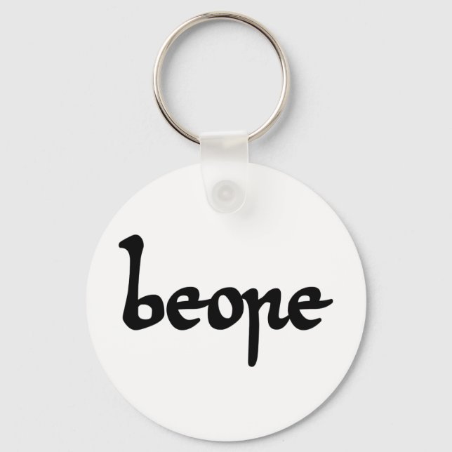 Old English Beer Keychain (Front)