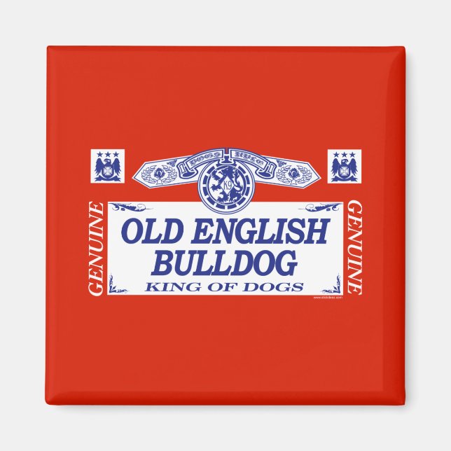 Old English Bulldog Magnet (Front)