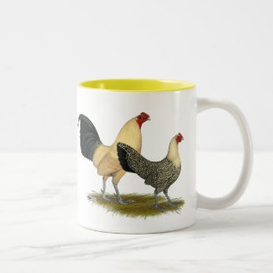 Old English Cream Buttercups Two-Tone Coffee Mug